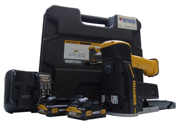 Bostitch DSA-3519-E 15-19mm 2x batterie Agrafeuse pour fermeture de cartons KL-07