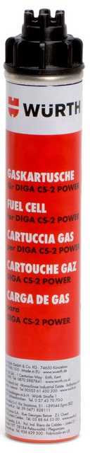 4 x Gas Brennstoff für Würth DIGA CS2 Powers C5 Gasnagler Betonnagler 