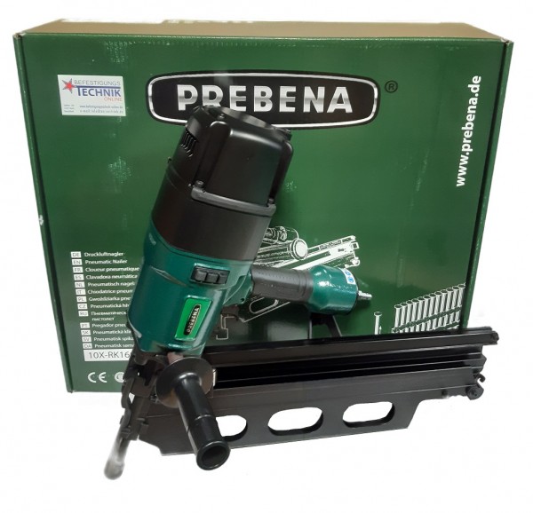 Cloueur en bande pneumatique Prebena 10X-RK160 pour clous en bande de 20° 100-160mm