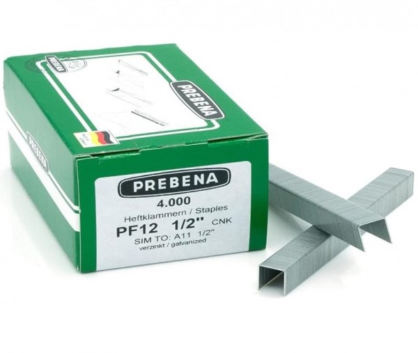 Klammern verzinkt 11/12mm für Prebena PF012CNK HFPF09 DNPF16 Stanley 6-PHT150 Bostitch BHT150C KL-35