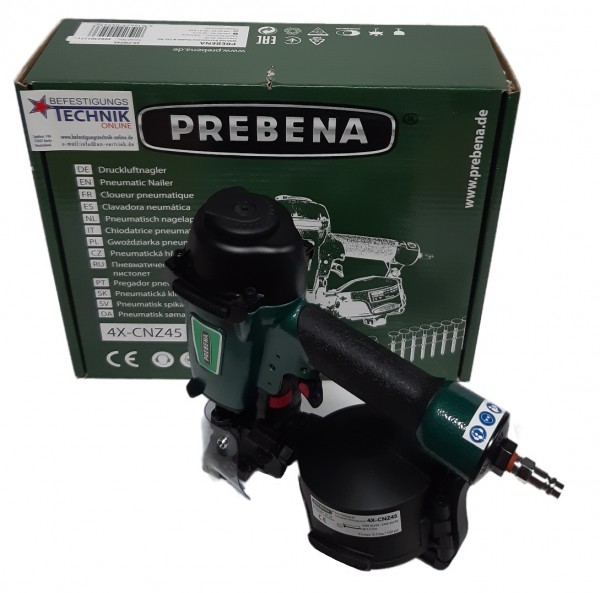 Prebena roofing nailer 4X-CNZ45 19-45mm for 16° roofing nails