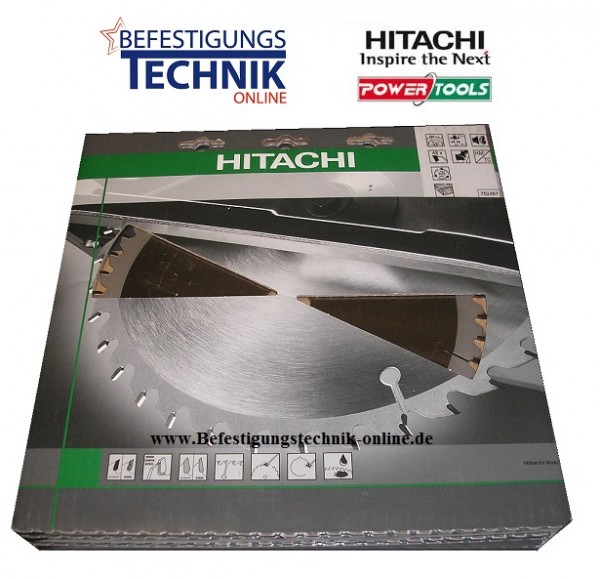 Hitachi Hartmetall Kreissägeblatt Ø235 x 30mm / 60 Zähne für Holz