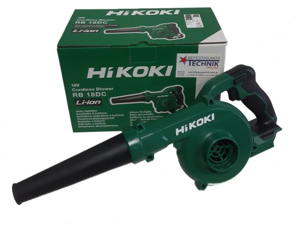 Hikoki cordless blower vacuum cleaner RB18DC Basic workshop vacuum cleaner 18 Volt / 36 Multivolt