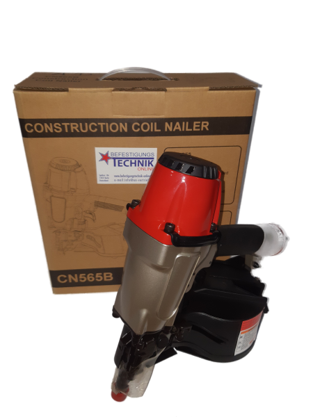 Compressed air coil nailer New CN565X CN565B 32-65mm for coil nails 16° wire + Plast geb.