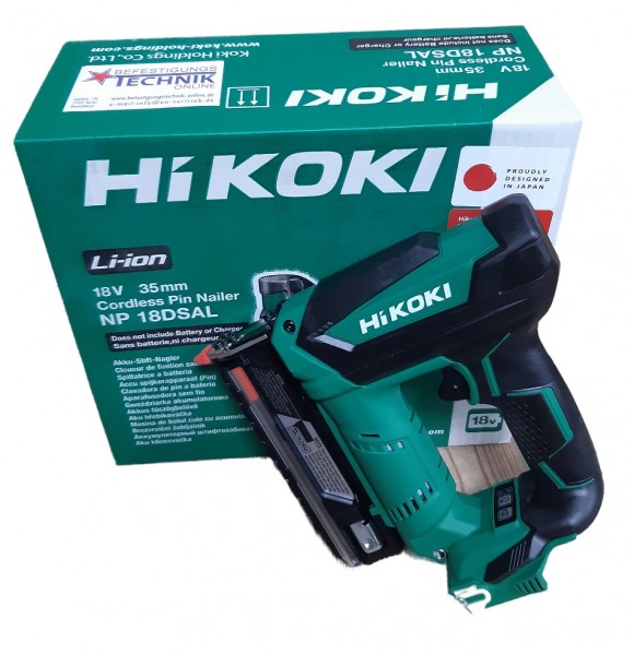 Hikoki NP18DSAL Akku Pin Nagler 15-35mm für 0,6mm Pins ohne Kopf Makita DPT353Z ST-01
