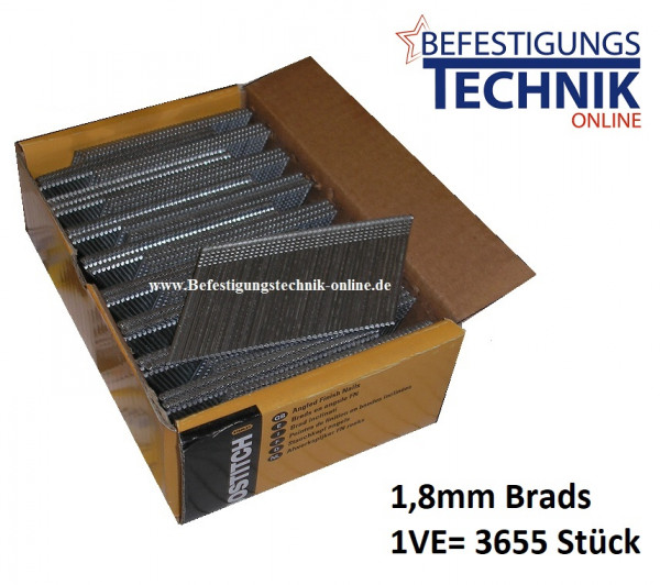 Bostitch FN1536 1,8x57mm Stauchkopf Nägel Brads für N62FNSP-E N60 N62 BR-11