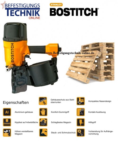 Bostitch Coilnagler N401C-1-E EPAL für EURO Paletten Nägel Reparatur 55-100mm