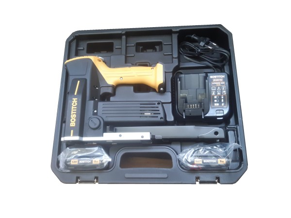 Bostitch DSA-3522-E 18-22mm 2x rechargeable battery 1.5Ah carton stapler carton sealer KL-07