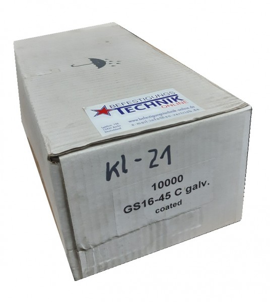 Prebena GX Klammern 44mm verzinkt Paslode S16 ZH-44 IM200/50 S200-S16 4200 S-16 8,4M KL-21 Pr