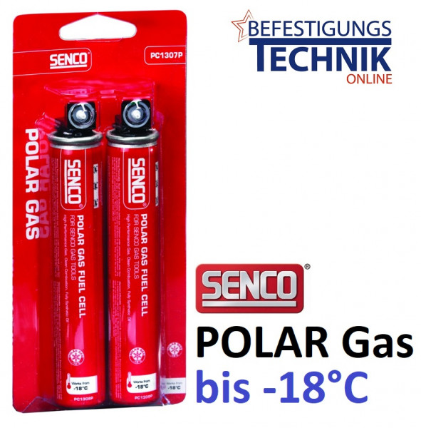 2x Gaskartuschen Polar Gas für Senco Paslode Tjep Makita Hitachi BeA 165mm 80ml