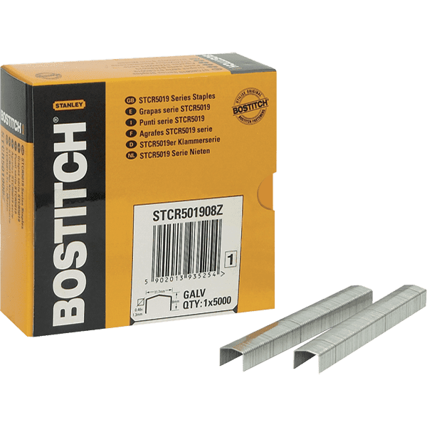Bostitch STCR5019 8mm Klammern für Tacker PC8000 T6 H30-8 PC2K P6C KL-65